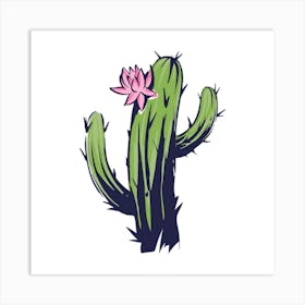 Cactus Flower Art Print