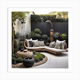 Outdoor Living Room Art Print