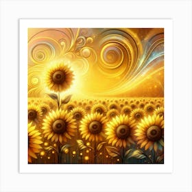 Sunflowers Art Print