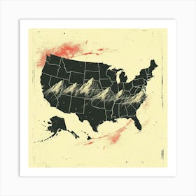 United States Of America 1 Art Print