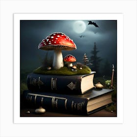 Witches Book Art Print