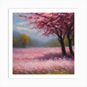 Cherry Blossoms Art Print