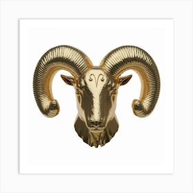 Ram Head Art Print