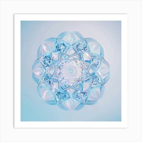 Abstract Flower Of Life Art Print