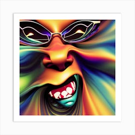 Psychedelic Art 5 Art Print