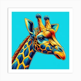 Giraffe 9 Art Print