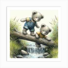 Teddy Bears 23 Art Print