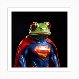 Super Frog Art Print