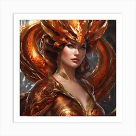 Dragon Goddess Art Print
