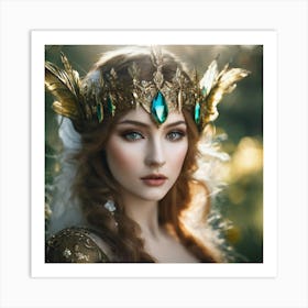 Elven Beauty 1 Art Print