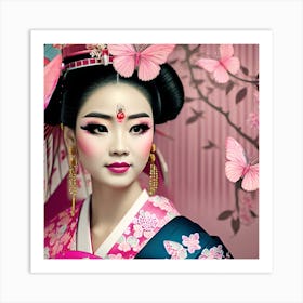 Asian Beauty 2 Art Print