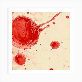 Red Blood Cells Art Print