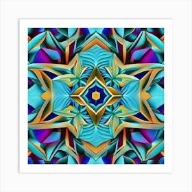 Psychedelic Mandala 12 Art Print