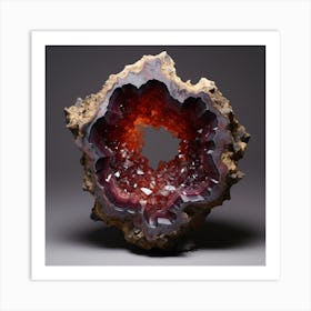 Geode 6 Art Print