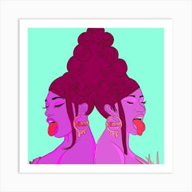 WAP Album cover Art Print