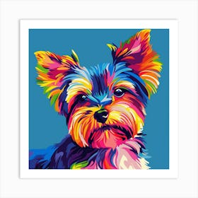 Yorkie Popart Art Print