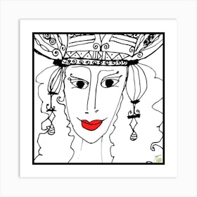 Queens In The Game No Glasses 011  by Jessica Stockwell Art Print