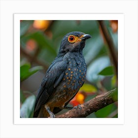 Rufous-Fronted Robin Art Print