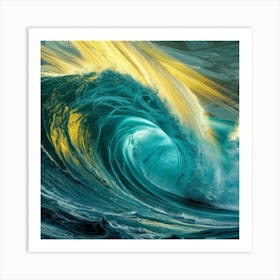 Ocean Wave Art Print