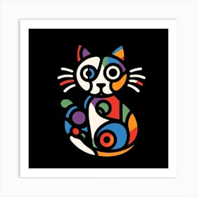 Cat lovers Art Print