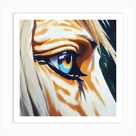 Eye Of The Horse 2 Art Print