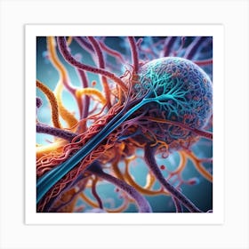 Cancer Cell 5 Art Print