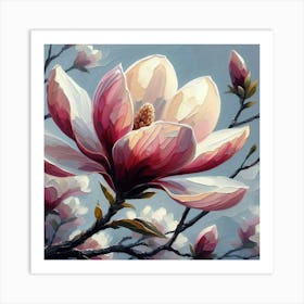 Magnolia Blossom Art Print