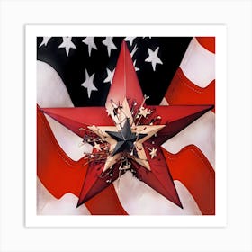 American Star Art Print