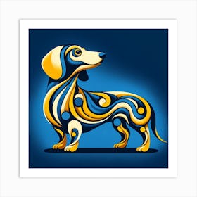 Dachshund 02 Art Print