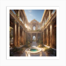 A Glass Hotel Art Print