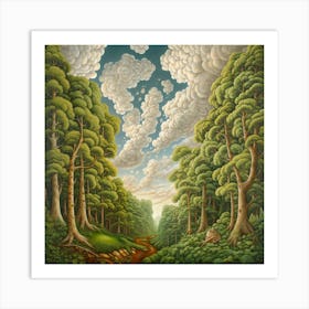 Forest In The Sky Art Print