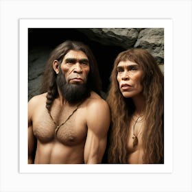 Neanderthals 1 Art Print