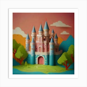 Paper Castle Art Print