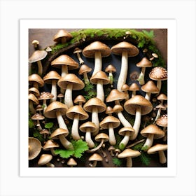 Mushroom Ring 5 Art Print