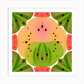 Watermelon Pattern 6 Art Print