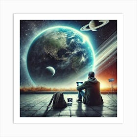 Saturn.AI Art Print