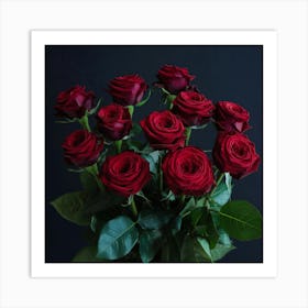 Red Roses Art Print