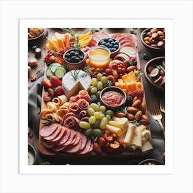 Food Platter Art Print