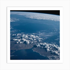 Earth From Space Art Print