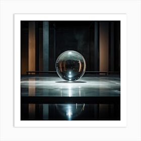 Glass Orb Art Print