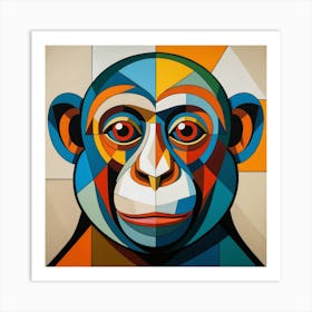 Chimpanzee 1 Art Print