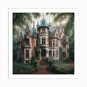 Abandoned House In The Woods Art Print