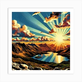 Enchanted Horizon 9 Art Print