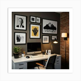 Home Office 3 Art Print