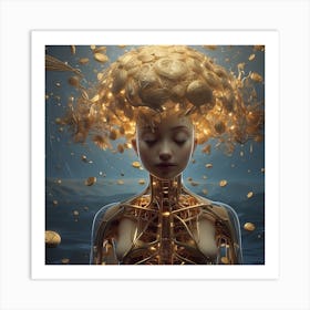 'Golden Girl' Art Print