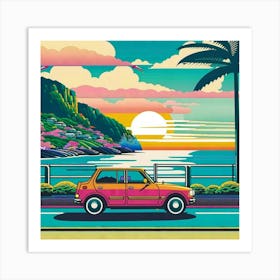 Paradise Drive Art Print