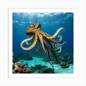 Octopus 9 Art Print