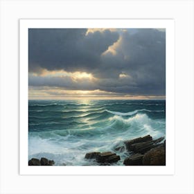 Stormy Sea Art Print