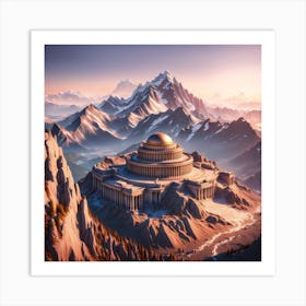 Temple Of The Gods Art Print