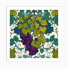 william morris Grapes And Vines Art Print